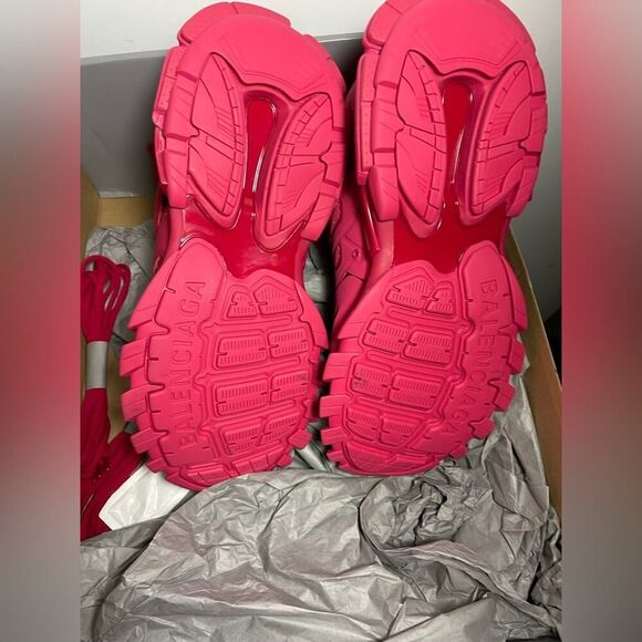 Balenciaga Track Fur Boots - 13 US - Red - 46 EU - Gorpcore - Track Hike Boots main image 12